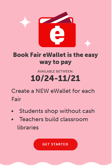 Book Fair e wallet October 24th-November 20th